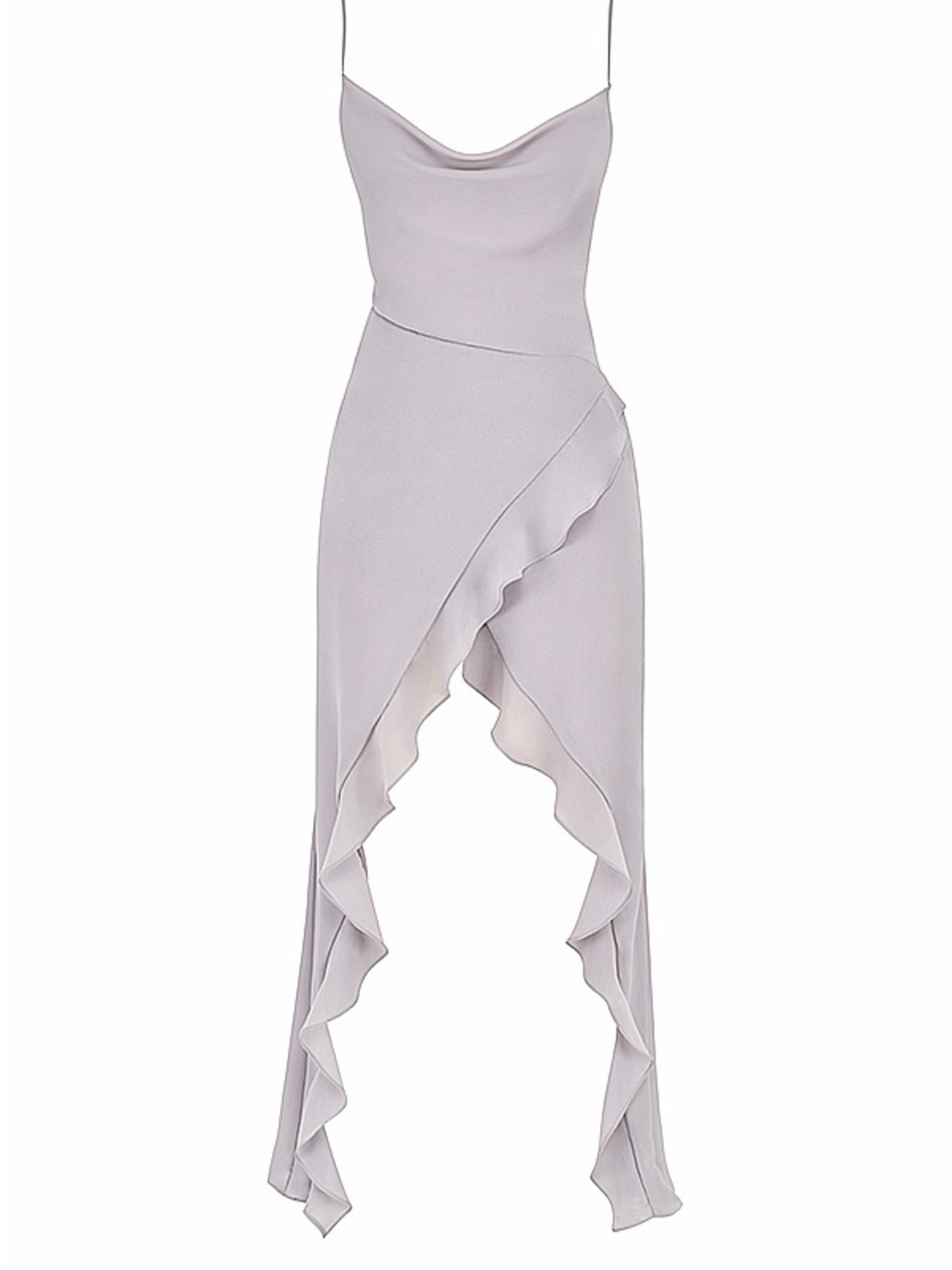 House Of CB Alexandria Grey Floaty Maxi Dress